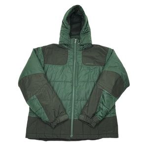 Patagonia Mens Rubicon Rider Jacket Size L Green Puffer Hooded Snow Winter Coat